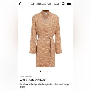 NWT American Vintage Belabay Wrap Dress Sz S